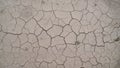 Cracked dry mud background on the top view Royalty Free Stock Photo