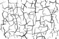 Cracked dry soil black and white seamless pattern Royalty Free Stock Photo