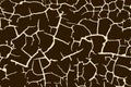 Cracked dry soil dark brown seamless pattern Royalty Free Stock Photo