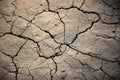 Cracked earth background with texture of different brown tones