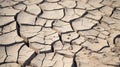 Cracked Earth: A Desolate Portrait of Drought Royalty Free Stock Photo