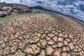 Cracked Earth in Drought Season Royalty Free Stock Photo