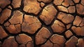 Cracked Earth Texture Pattern Royalty Free Stock Photo