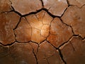 Cracked earth texture pattern Royalty Free Stock Photo