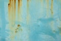 Cracked flaking paint on wall, background texture Royalty Free Stock Photo