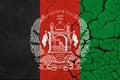 Cracked Afghanistan Flag - Crisis