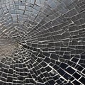 426 Cracked Glass: A textured and shattered background featuring cracked glass textures in broken and fragmented tones that crea Royalty Free Stock Photo