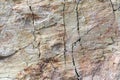 Cracked granite stone texture Royalty Free Stock Photo