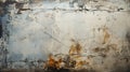 Cracked gray concrete texture closeup background. Rough old building wall. Generative AI Royalty Free Stock Photo