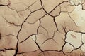 Cracked ground in drought. Soil texture and dry mud. Royalty Free Stock Photo