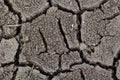 The cracked ground, Ground in drought, Soil texture and dry mud, Dry land Royalty Free Stock Photo