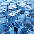 cracked ice close up k uhd very detailed high quality high foc Royalty Free Stock Photo