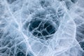 Cracked ice structure or texture in blue and white colors Royalty Free Stock Photo