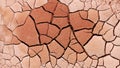Cracked land texture, cracks on burnt arid soil surface, dead desert background, drought, global warming, abstract cracks pattern Royalty Free Stock Photo