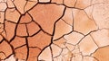 Cracked land texture, cracks on burnt arid soil surface, dead desert background, drought, global warming, abstract cracks pattern Royalty Free Stock Photo