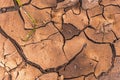 Cracked mud in a Arizona desert Royalty Free Stock Photo