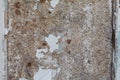 Cracked paint on an old wooden door Royalty Free Stock Photo