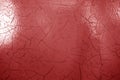 Cracked paint texture in red color