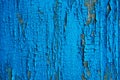 Cracked paint on a wooden wall. Royalty Free Stock Photo