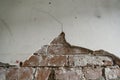 Cracked Plaster Wall Damage Royalty Free Stock Photo