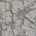 Cracked Plaster Wall. Seamless Tileable Texture. Royalty Free Stock Photo
