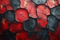 Cracked Red And Black Abstract Texture Royalty Free Stock Photo