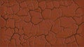 Cracked Red Brown and barren desert earth background banner