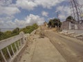 Cracked Road After The Earthquake In Ecuador Royalty Free Stock Photo