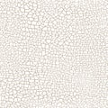 Cracked seamless pattern vector texture on white background