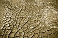 Cracked soil of desert Royalty Free Stock Photo