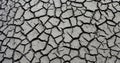 Cracked soil and erosion by El Nino. Design background for the theme of the impact of climate change, global warming.