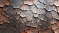 Cracked soil pattern with earthy tones and texture, showing natural dryness. ai generative Royalty Free Stock Photo