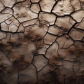 Cracked soil texture. Royalty Free Stock Photo