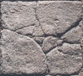 Cracked stone texture, antique stone floor / wall with cracks Royalty Free Stock Photo