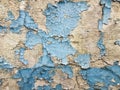 Cracked stucco concrete vintage wall background, old wall Royalty Free Stock Photo