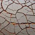 A cracked surface with peeling paint and rusted metal2, Generative AI