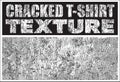 Cracked T shirt texture Royalty Free Stock Photo