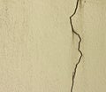 Cracked wall