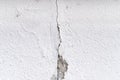 Cracked wall structural damage, water damage or frost damage