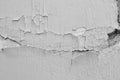 Cracked walls, peeling paint