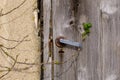 cracked walls with splices in old concrete building