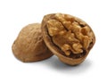 Cracked Walnut Royalty Free Stock Photo