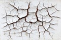 Cracked White Paint Royalty Free Stock Photo
