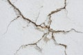 Cracked White Wall Texture Royalty Free Stock Photo