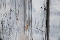 Cracked white wood door