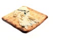 Cracker biscuit with cheese Royalty Free Stock Photo