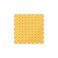 Cracker biscuit isolated on white background,vector illustration