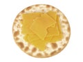 Cracker and Cheese Royalty Free Stock Photo