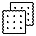 Cracker icon, outline style