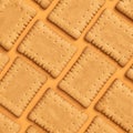 Cracker pattern on orange-brown background